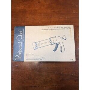 Pampered Chef Cookie Press Set 16 Discs Spritz Maker Vintage 1525